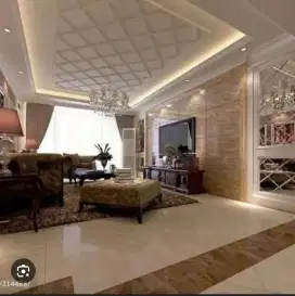 Pemasangan plafon partisi wallmolding canopy bajaringan murah terdekat