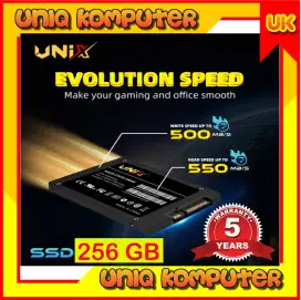 SSD 256 Gb UNIX, Garansi 5 Tahun