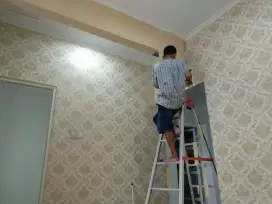 Promo jual Wallpaper dinding asli bukan wallsticker free pemasangan