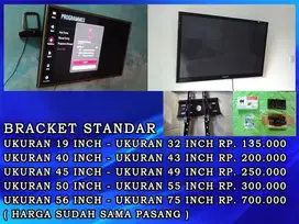 bracket tv led/lcd sama pasang dan bayar di tempat / COD