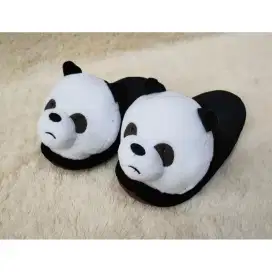 Sandal boneka panda rumah/ sandal kamar