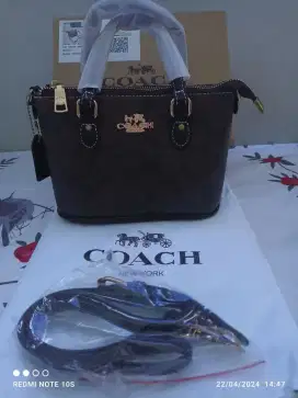 Tas tote coach mini masih baru lengkap box kuliatas VVip keren