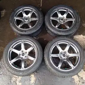 Velg TE37 dura r18 5x114.3 lbr8/9 et40 sepaket ban