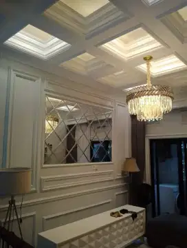 Plafon gypsum pvc grc partisi wallmolding canopy murah terdekat anda