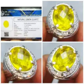 Promo Natural Yellow Lemon Quartz plus Memo NJR