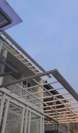 Canopy solarflat. Mezzanine indoor. Kanopi alderon