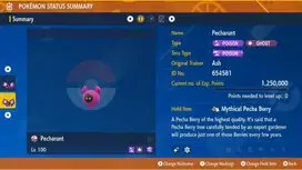 Promo Legendary Pokemon Violet Shiny