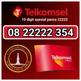 Nomor cantik telkomsel 10 digit panca 22222