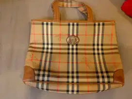 tas burberry tote bag burberry asli