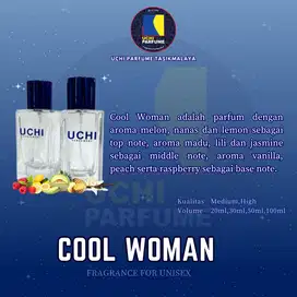 Uchi Parfume Best Seller Parfum DFF COOL WOMAN (20ml,30ml,50ml,100ml)