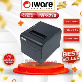 Printer Kasir Thermal 80MM IWARE IW-8220 USB+LAN Autocutter