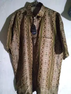 Jual baju batik Irfan solo ORI ukuran XL baru