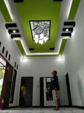 Plafon gypsum pvc grc partisi wallmolding canopy murah terdekat