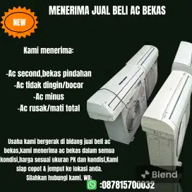 Terima AC rusak atau bekas