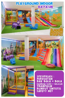 penyedia jasa pembuatan playground indoor custom berkualitas premium