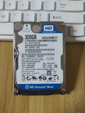 HARDISK/HARD DISK LAPTOP INTERNAL EXTERNAL WD BLUE 320GB