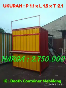 Booth Container Murah Mantap.