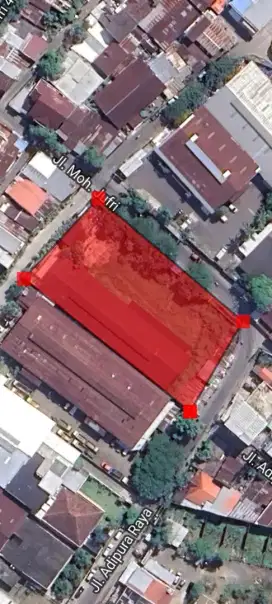 Di sewakan Lokasi jl Adipura Makassar 2800m2