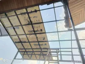 Kanopy solar flatt. kanopy atap transparan murah