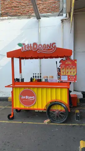Gerobak Usaha Minuman dan Makanan