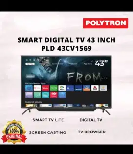 DIJUAL Smart TV POLYTRON (PLD 43CV1569)