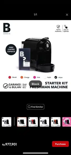 B Coffee Machine - kopi mesin kapsul