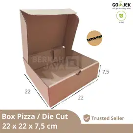 Box Pizza / Kardus / Hampers / Dus Packing / Gift Box - 22 X 22 X 7.5