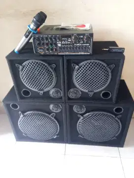 Paket set lengkap sound system karaoke