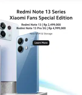 REDMI NOTE 13 SPESIAL EDITION RN 13 8/128 & RN 13pro 5G 12/512