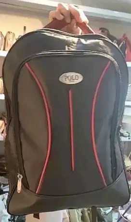 Tas ransel anak tas sekolah polo hitam