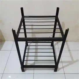 Rangka panggangan HITAM Besi TEBEL 45x45x70cm bisa buat dudukan kompor