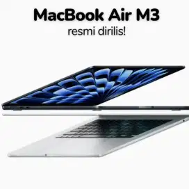 MacBook Air M3 8/256GB Garansi Resmi