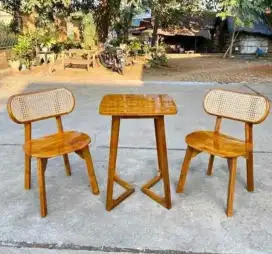 Kursi Teras Retro Rotan/kursi Teras murah/kursi Teras jati