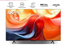 TCL LED TV 43 Google TV Android 11 UHD 4K Digital TV Dolby HVC2.0