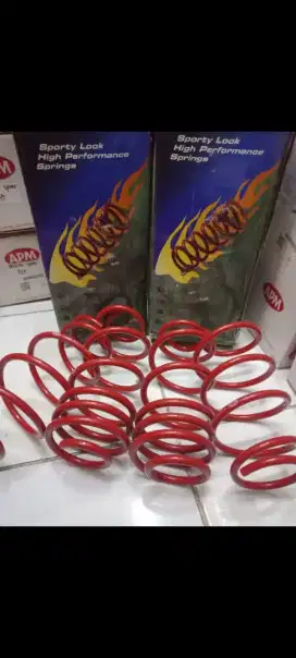 Per keong lowering kit recing ceper merk APM buat mobil Honda jazz RS