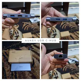 Aukey HUB CB-C75 Link PD Pro USB-C hub 6 in 1