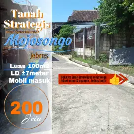 Tanah 100 strategis solo