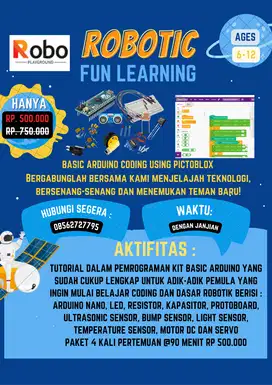 Kursus Robotik dan coding untuk anak-anak
