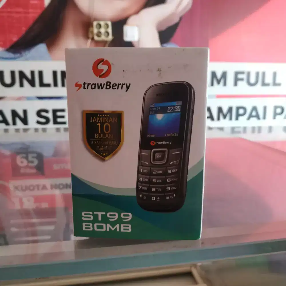 Strawbery bomb st99 promo hp telfon sms