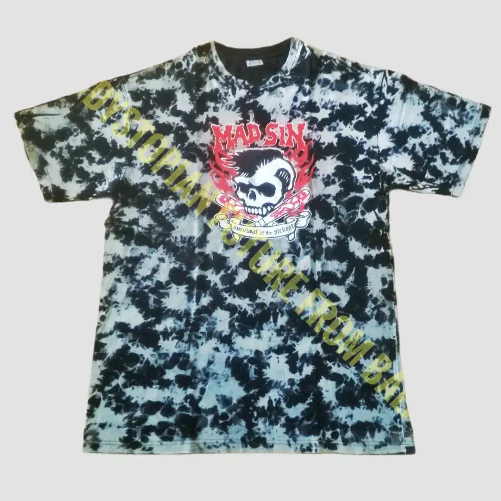 T-shirt Tie Dye Band Mad Sin - Survival Of The Sickest!