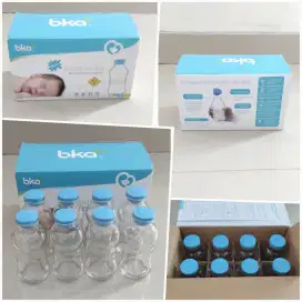 Botol kaca ASI BKA 100 ml isi 8pcs, pre-owned
