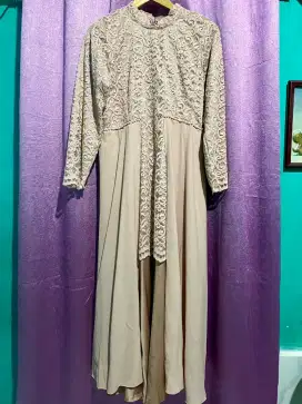 Di jual Gamis kondangan Jahit baru 1x pakek