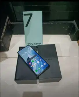 Oppo reno 7 8/256 fullst mlusss like new joss lancarr jayaa no kndalaa
