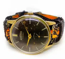 Roamer 1950 subsecond omega hamilton longines oris mido rado