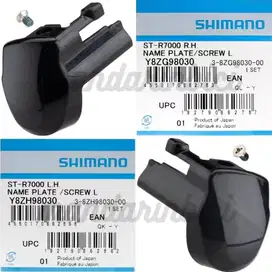 Shifter Brifter Brake Name Plate Shimano 105 ST-R7000 Right or Left