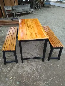Meja set kursi warungan