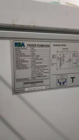 Kulkas Freezer friser 715 L