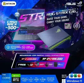 Cicilan Laptop Asus Rog G16 cukup pakai KTP