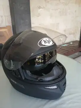 Helm KYT Fullface Black/hitam nego