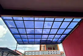 Kanopy solar flat, kanopi transparan 930*